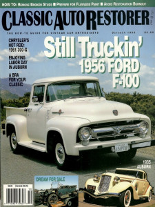 CLASSIC AUTO RESTORER 1993 OCT - CHRYSLER 300G, 56 F-100, 35 AUBURN 851 COUPE